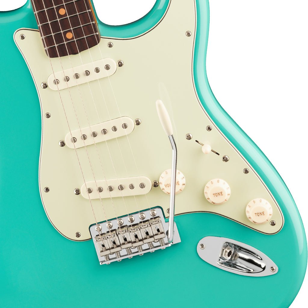 Fender Vintera III Early 60s Stratocaster Rosewood Electric Guitar - Seafoam Green Electric Guitars Sky Music