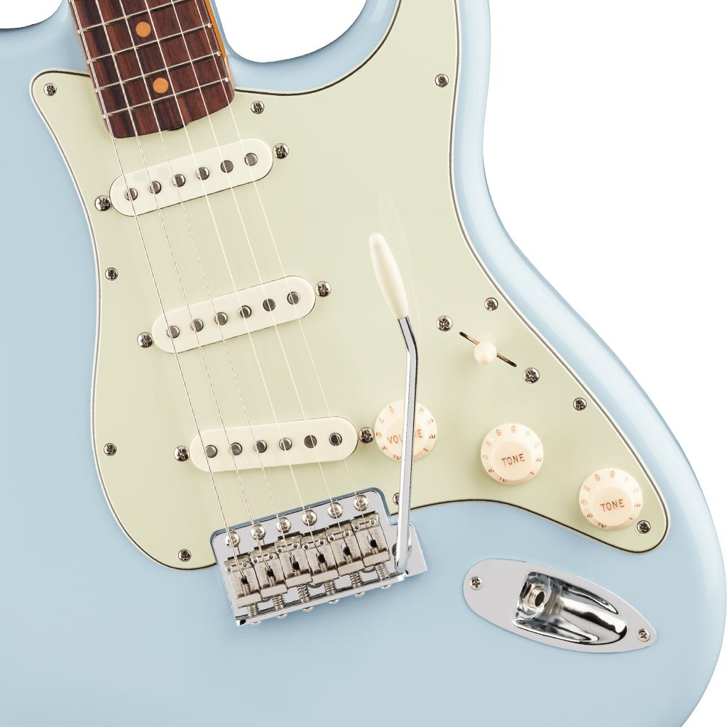 Fender Vintera III Early 60s Stratocaster Rosewood Electric Guitar - Sonic Blue Electric Guitars Sky Music