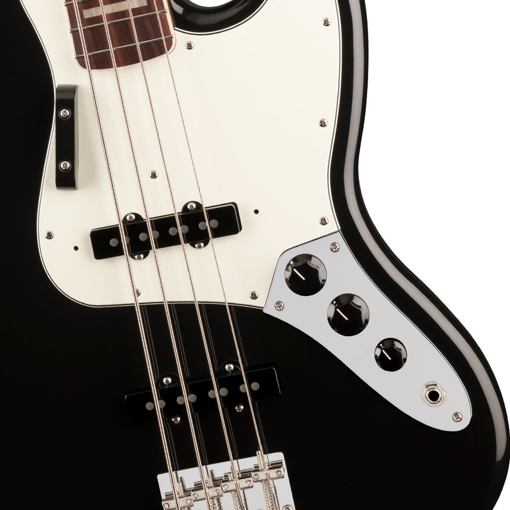 Fender Vintera III Early 70s Jazz Bass Rosewood Bass Guitar - Black Bass Guitars Sky Music