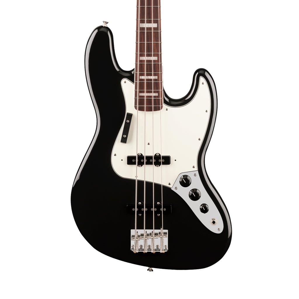 Fender Vintera III Early 70s Jazz Bass Rosewood Bass Guitar - Black Bass Guitars Sky Music