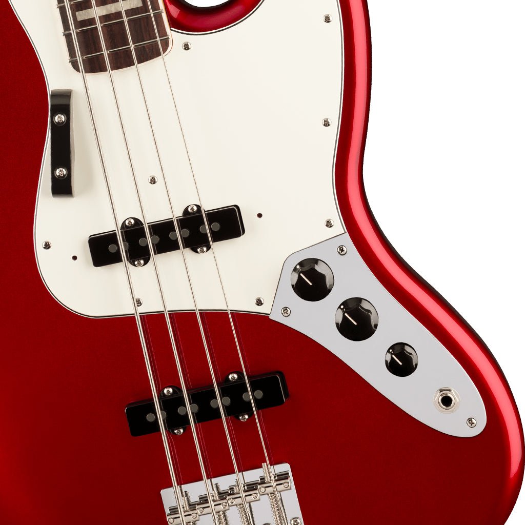 Fender Vintera III Early 70s Jazz Bass Rosewood Bass Guitar - Candy Apple Red Bass Guitars Sky Music