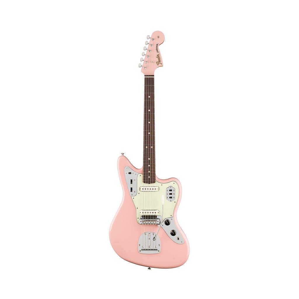 Fender Vintera III Mid 60s Jaguar Rosewood Electric Guitar - Shell Pink Electric Guitars Sky Music