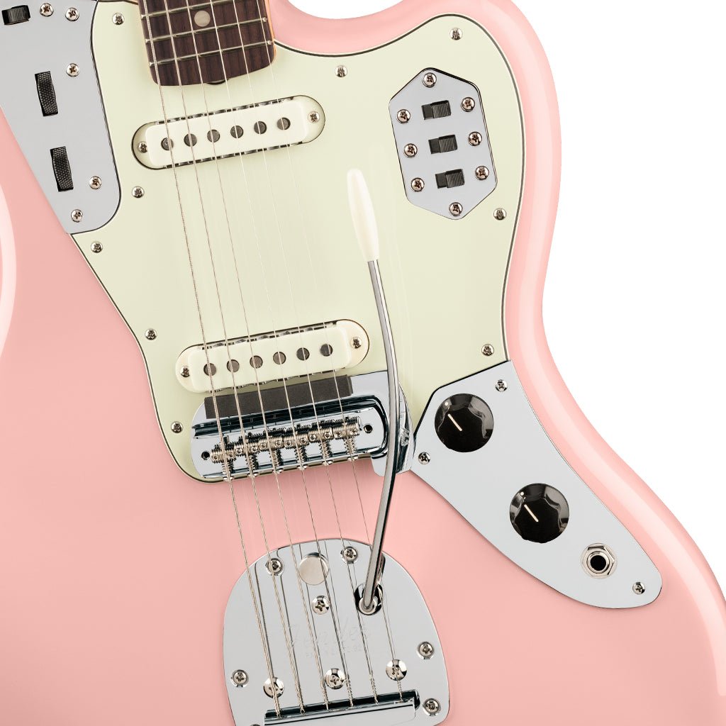 Fender Vintera III Mid 60s Jaguar Rosewood Electric Guitar - Shell Pink Electric Guitars Sky Music