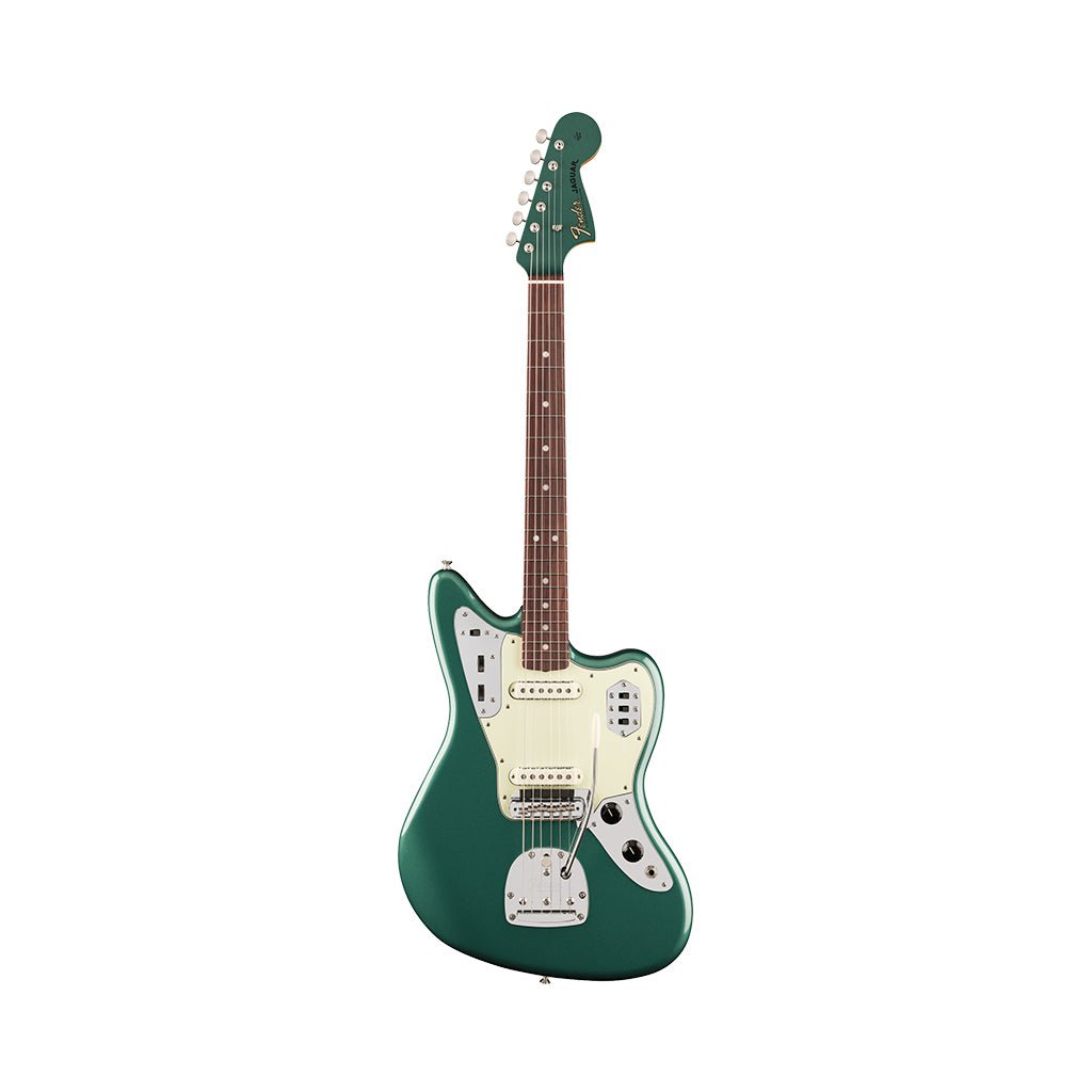 Fender Vintera III Mid 60s Jaguar Rosewood Electric Guitar - Sherwood Green Metallic Electric Guitars Sky Music