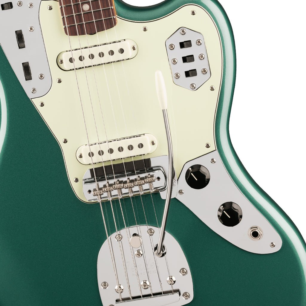 Fender Vintera III Mid 60s Jaguar Rosewood Electric Guitar - Sherwood Green Metallic Electric Guitars Sky Music