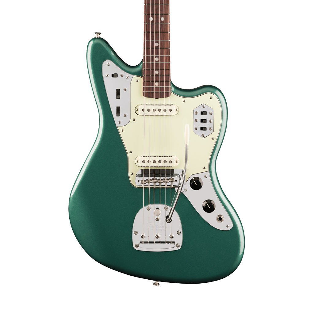 Fender Vintera III Mid 60s Jaguar Rosewood Electric Guitar - Sherwood Green Metallic Electric Guitars Sky Music
