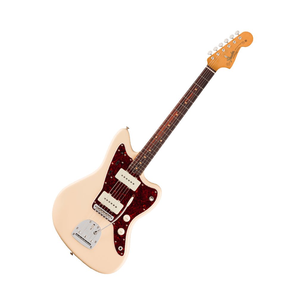 Fender Vintera III Mid 60s Jazzmaster Rosewood Electric Guitar - Olympic White Electric Guitars Sky Music