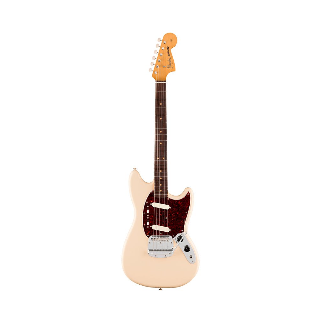 Fender Vintera III Mid 60s Mustang Rosewood Electric Guitar - Olympic White Electric Guitars Sky Music