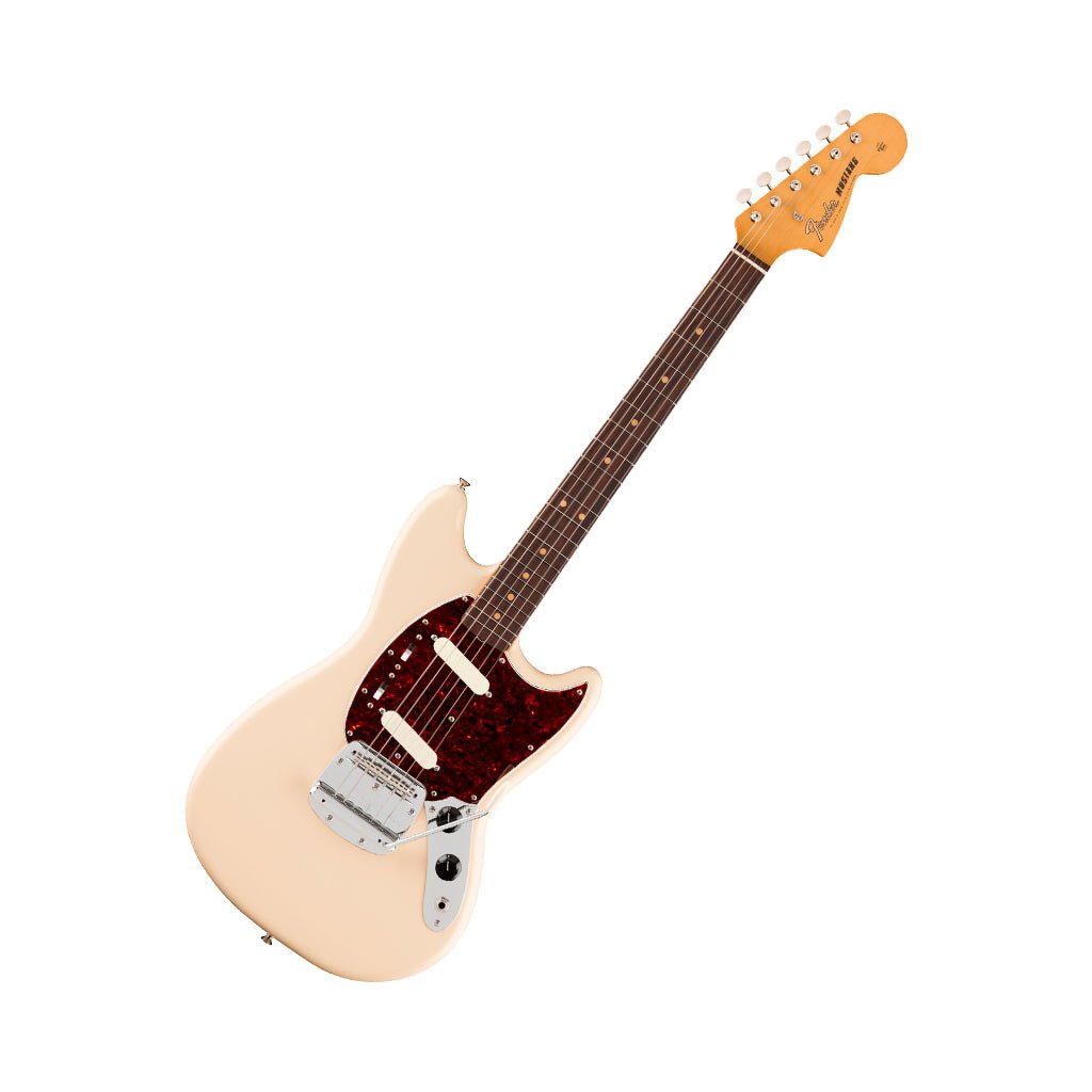 Fender Vintera III Mid 60s Mustang Rosewood Electric Guitar - Olympic White Electric Guitars Sky Music