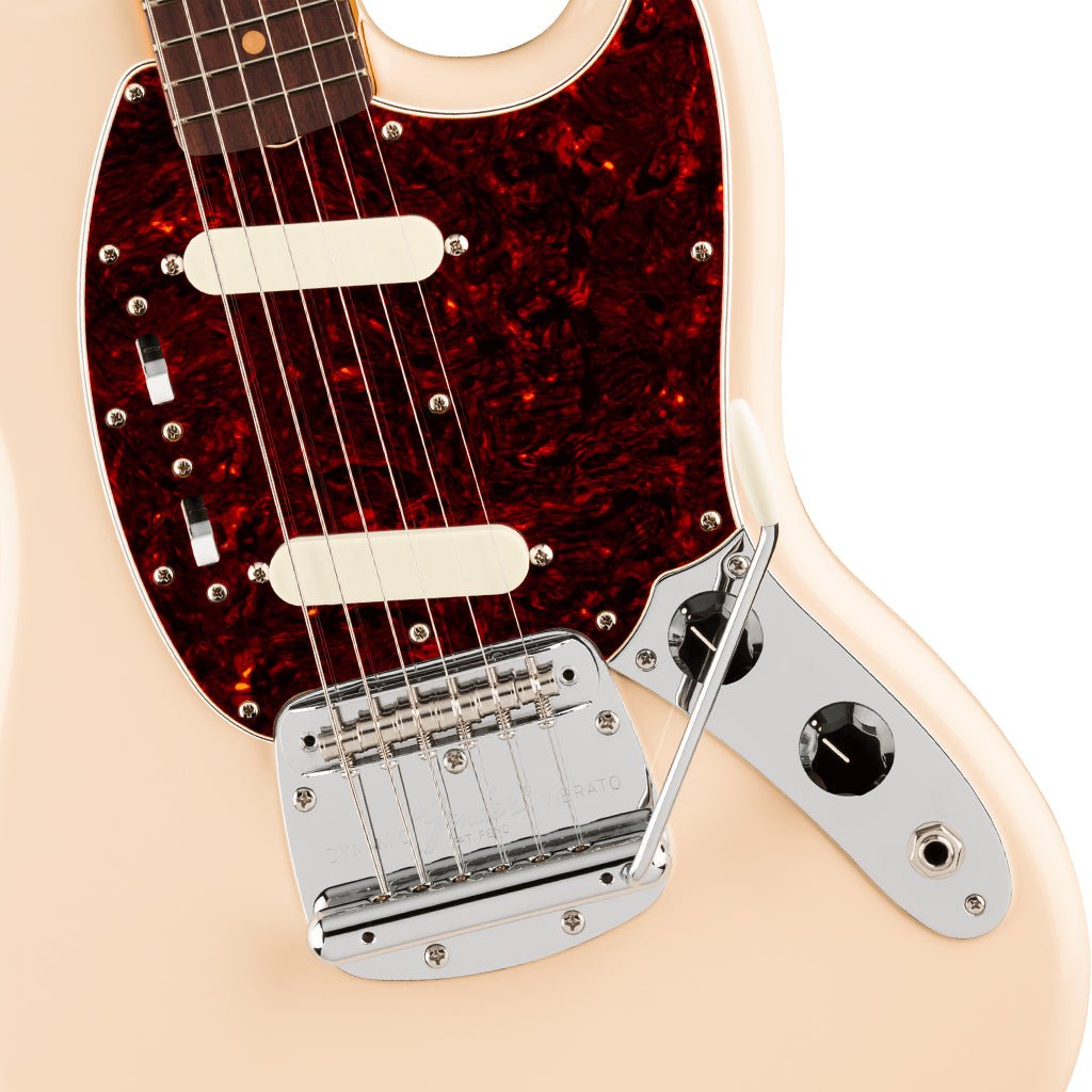 Fender Vintera III Mid 60s Mustang Rosewood Electric Guitar - Olympic White Electric Guitars Sky Music