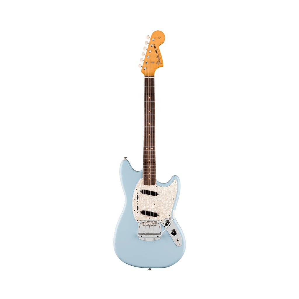 Fender Vintera III Mid 60s Mustang Rosewood Electric Guitar - Sonic Blue Electric Guitars Sky Music