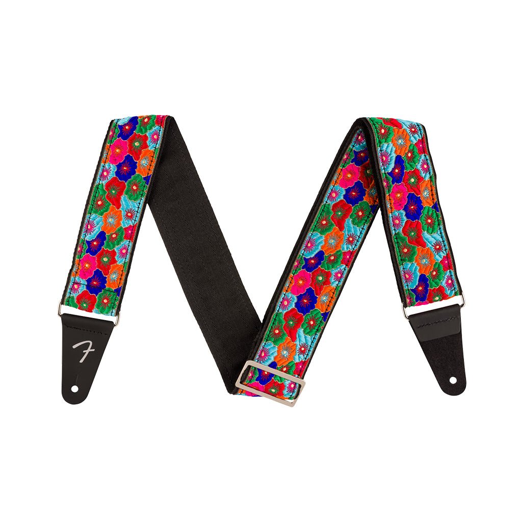 Fender Wild Bloom 2" Guitar Strap - Blue Guitar Straps Sky Music