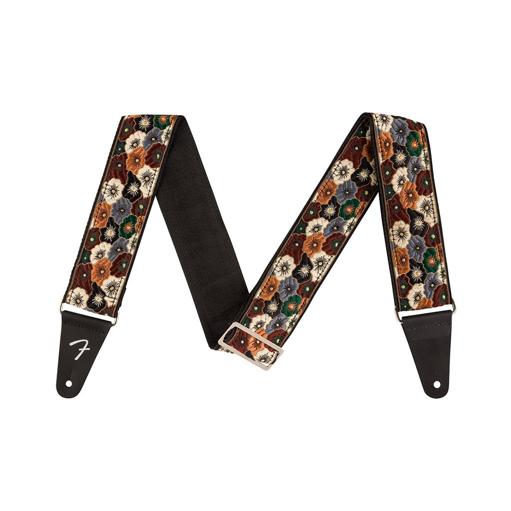 Fender Wild Bloom 2" Guitar Strap - Brown Guitar Straps Sky Music