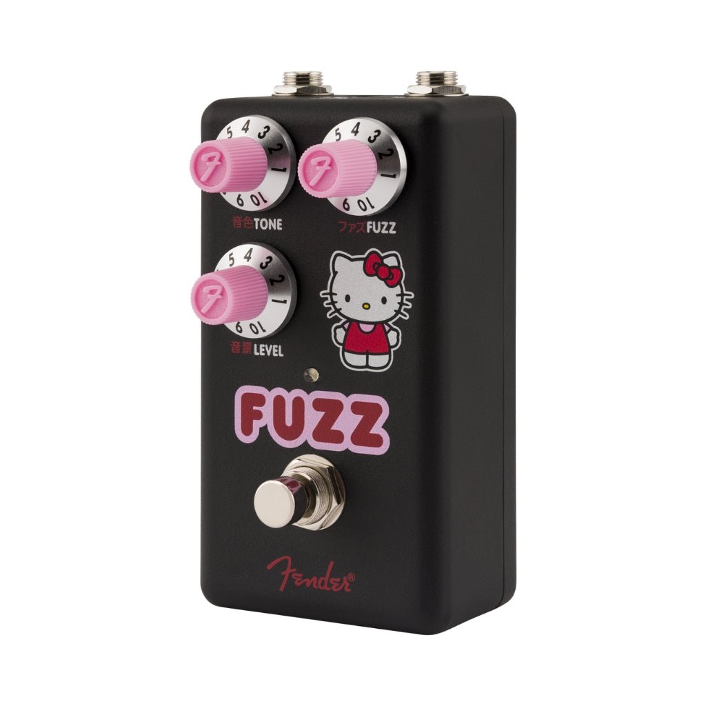 Fender x Hello Kitty Black Fuzz Guitar Pedal Effects Pedals Sky Music