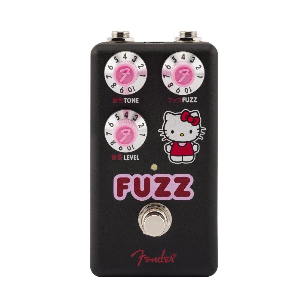 Fender x Hello Kitty Black Fuzz Guitar Pedal Effects Pedals Sky Music