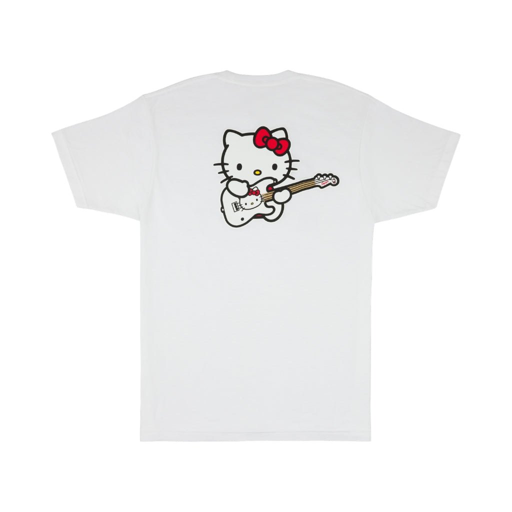 Fender x Hello Kitty Logo Tee - L, White Merchandise & Apparel Sky Music