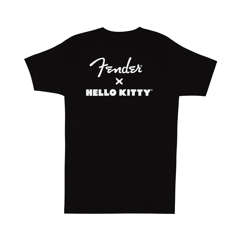 Fender x Hello Kitty Small Hit Logo Front Graphic Tee Black - Medium Merchandise & Apparel Sky Music