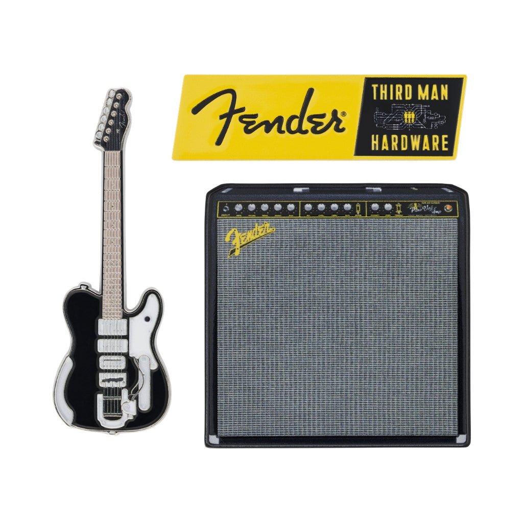 Fender x Third Man Hardware Lapel Pin Set Merchandise & Apparel Sky Music