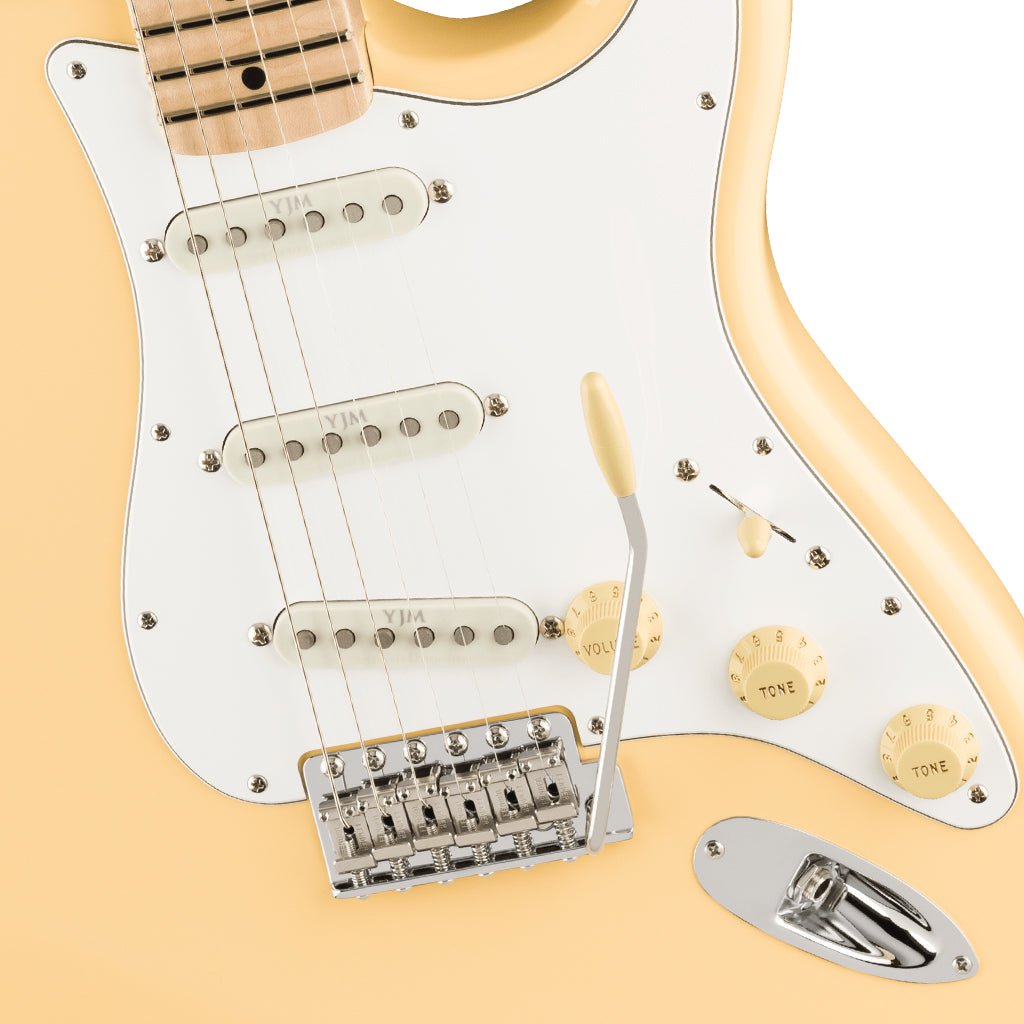 Fender Yngwie Malmsteen Stratocaster Vintage White Maple Fretboard Electric Guitars Sky Music