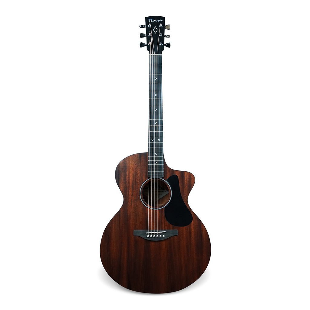 Fenech Delta Blues Grand Auditorium All Mahogany – Stained Acoustic Guitars Sky Music