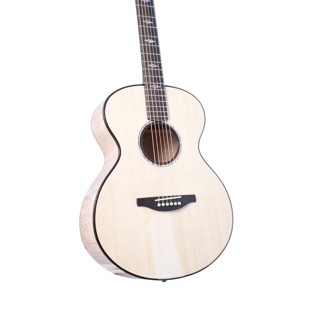 Fenech Masterbuilt Auditorium Flamed Big Leaf Maple Acoustic-Electric Guitar Acoustic Guitars Sky Music