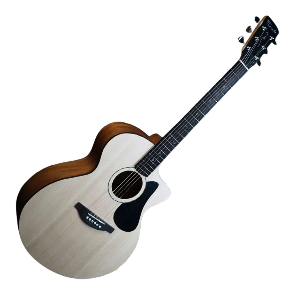 Fenech VT Grand Auditorium Cutaway - Mahogany B&S Acoustic Guitars Sky Music