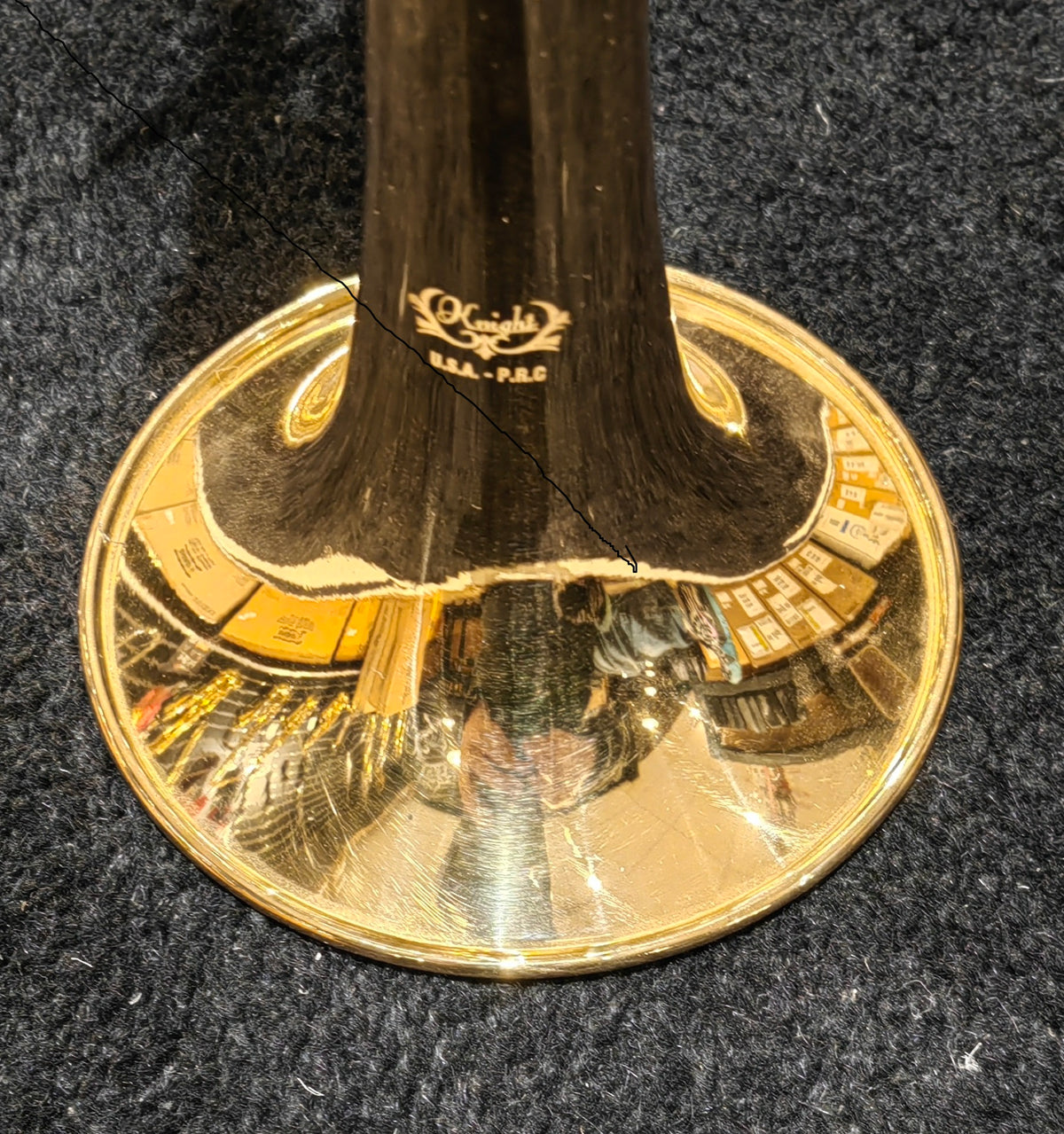 Knight Pocket Trumpet MT-500 with Case