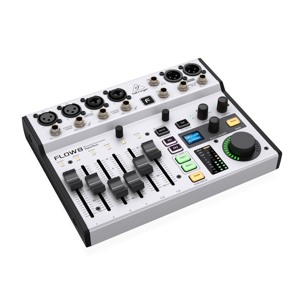 Behringer - Flow-8 - 8ch Dig. Usb Mixer W/ Bluetooth