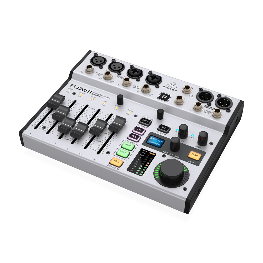 Behringer - Flow-8 - 8ch Dig. Usb Mixer W/ Bluetooth