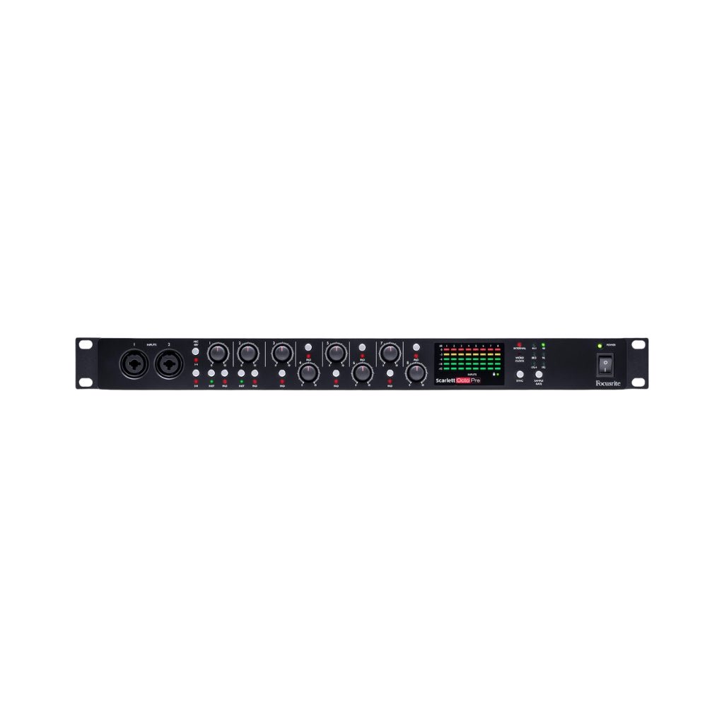 Focusrite Scarlett OctoPre 8-Channel Microphone Preamp Audio Interfaces Sky Music