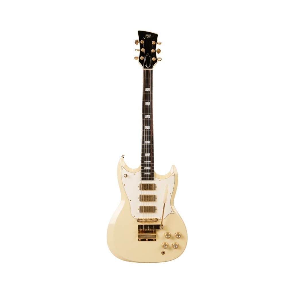 Frank Brothers Radar Deluxe Light Relic Electric Guitar - Nicotine White Electric Guitars Sky Music