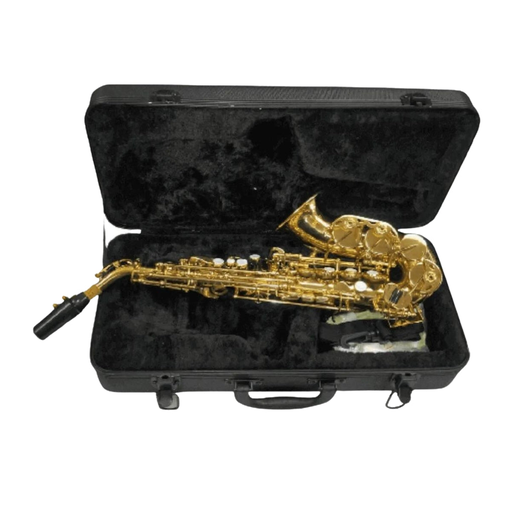 Knight Soprano Saxophone Curved SSC-310 Key of Bb with Case