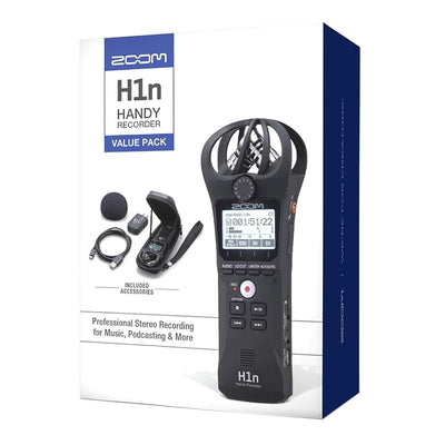 Zoom H1n Handy Recorder Value Pack