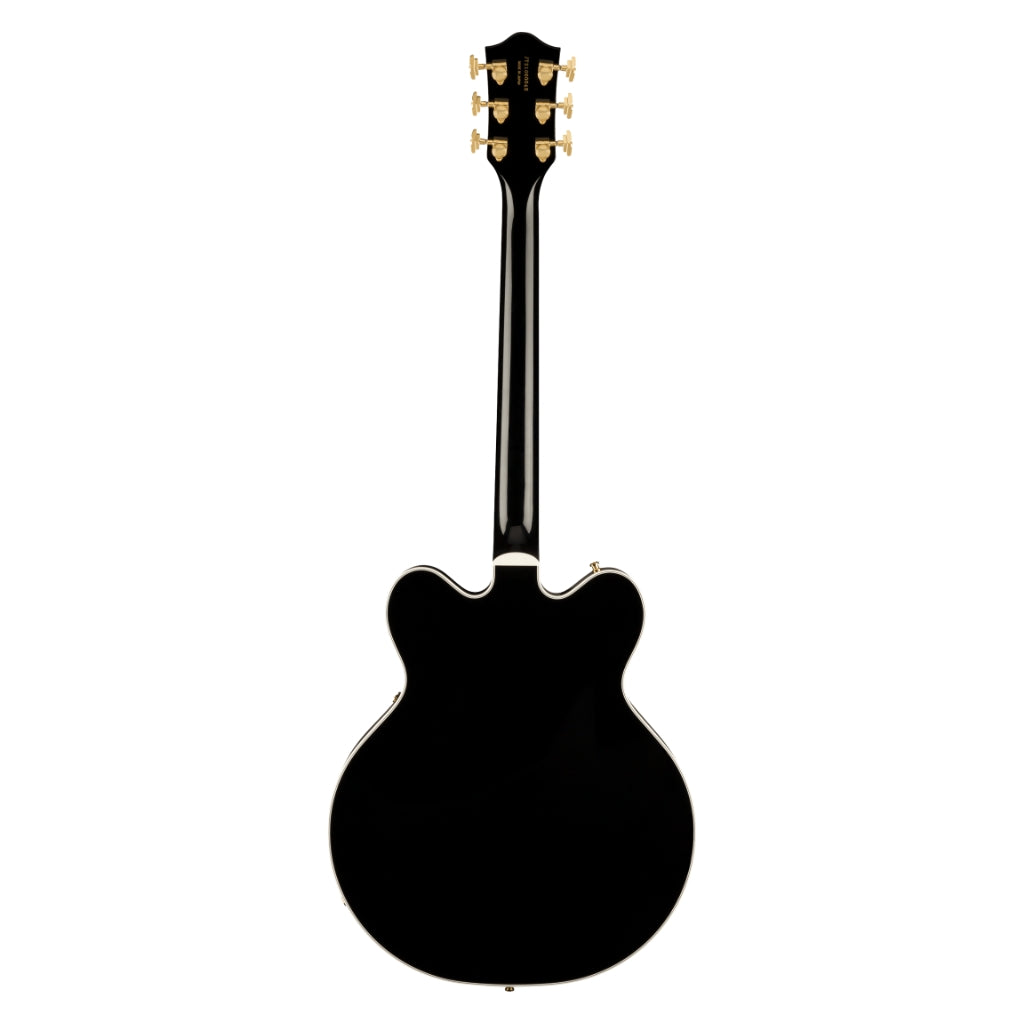 Gretsch - G6122TG Players Edition Country Gentleman® Hollow Body with String-Thru Bigsby® and Gold Hardware - Black