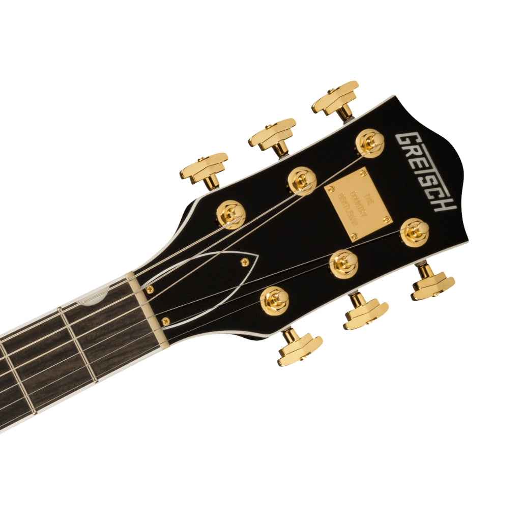 Gretsch - G6122TG Players Edition Country Gentleman® Hollow Body with String-Thru Bigsby® and Gold Hardware - Black