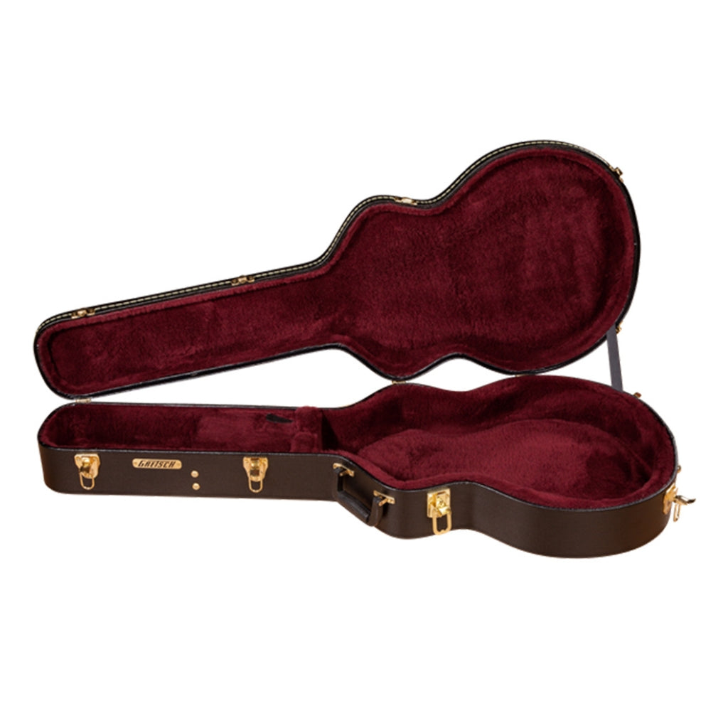 Gretsch - G6122TG Players Edition Country Gentleman® Hollow Body with String-Thru Bigsby® and Gold Hardware - Black