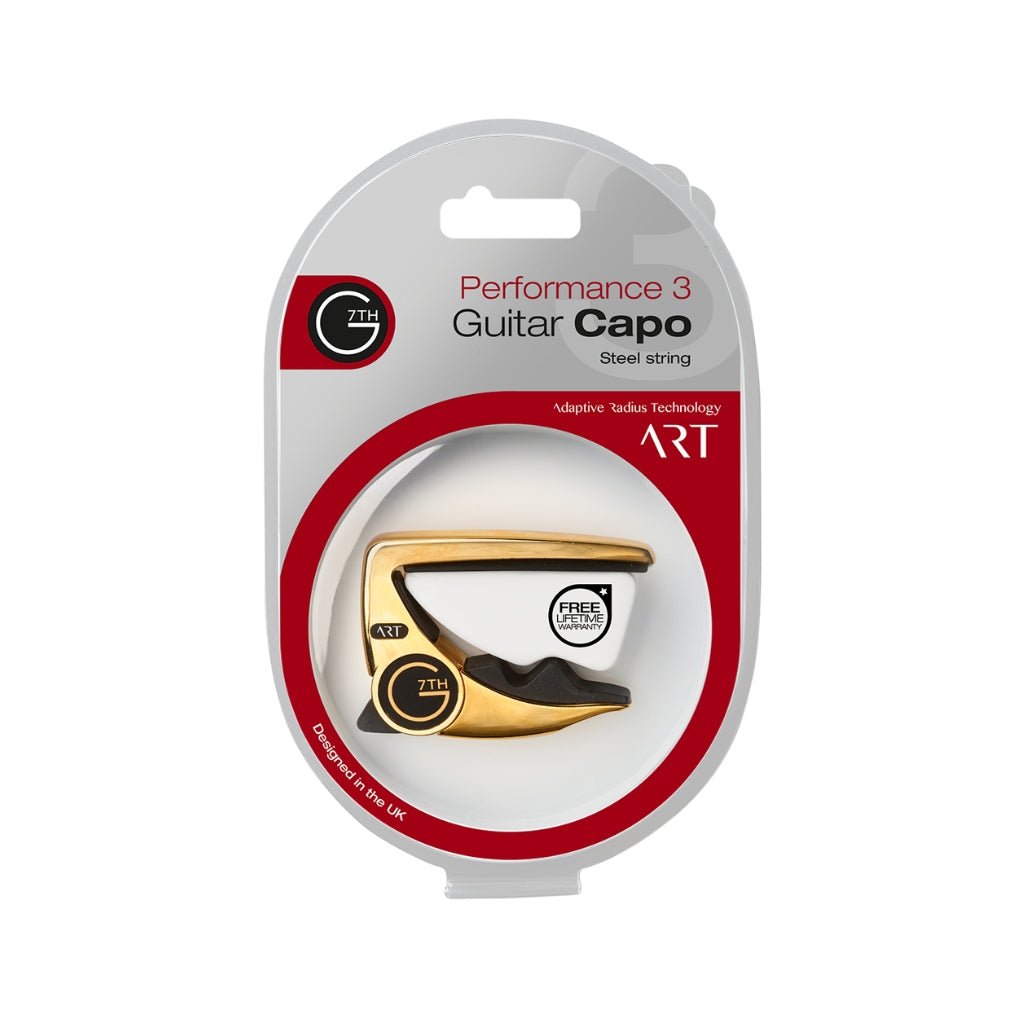 G7th Performance 3 18kt Gold-Plated Guitar Capo Capos Sky Music