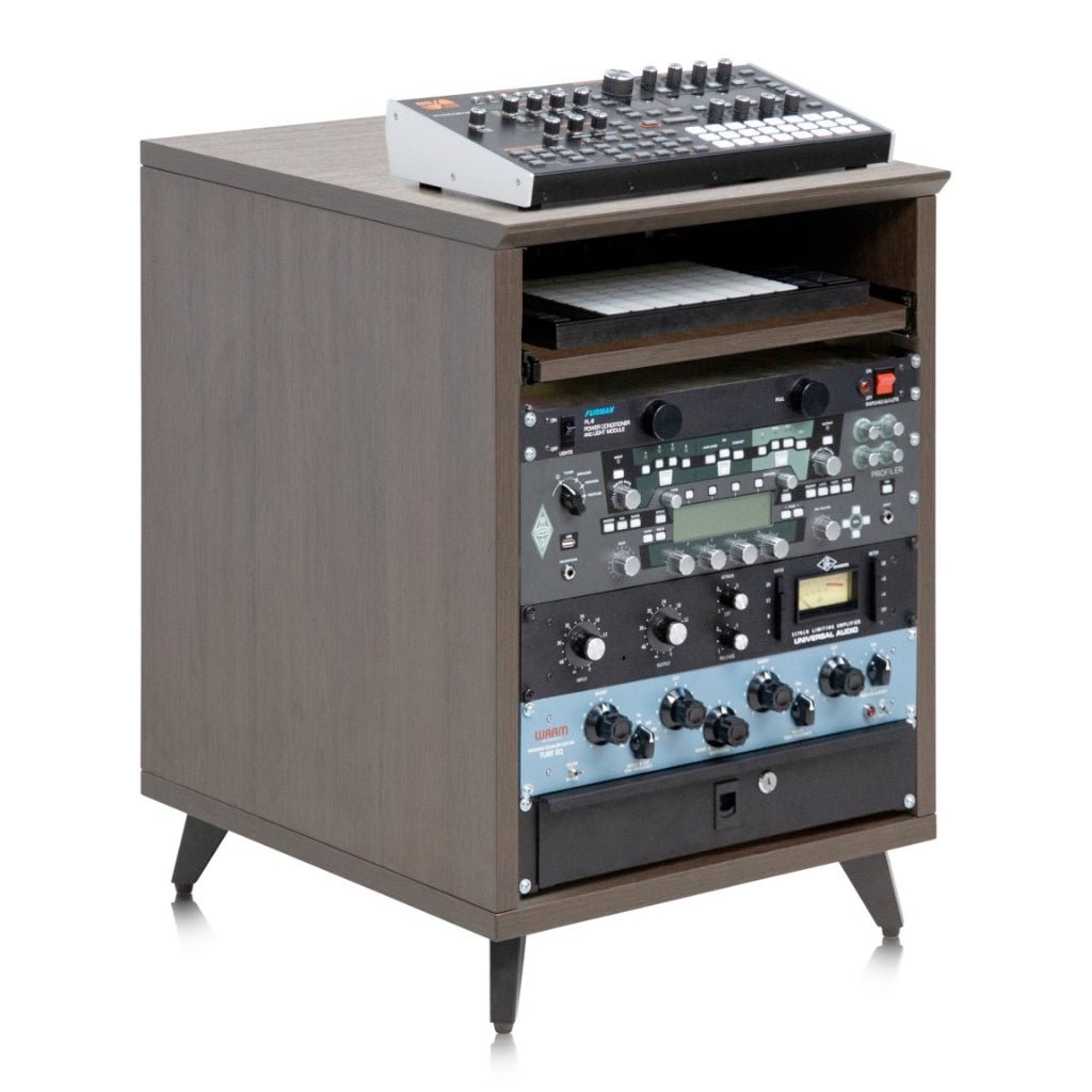 Gator Frameworks GFW-ELITEDESKRK-BRN Studio 10u Rack Brown ACCESSORIES Sky Music