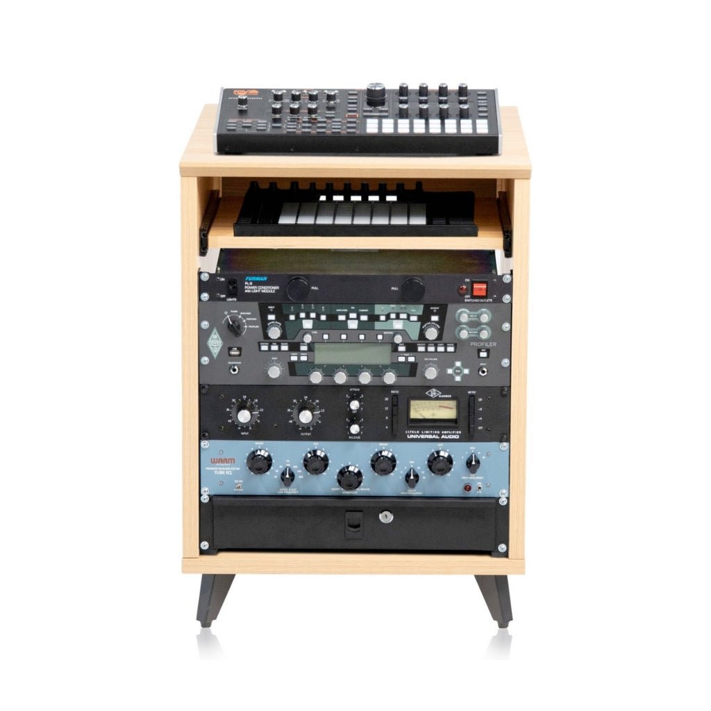 Gator Frameworks GFW-ELITEDESKRK-MPL Studio 10u Rack Maple ACCESSORIES Sky Music