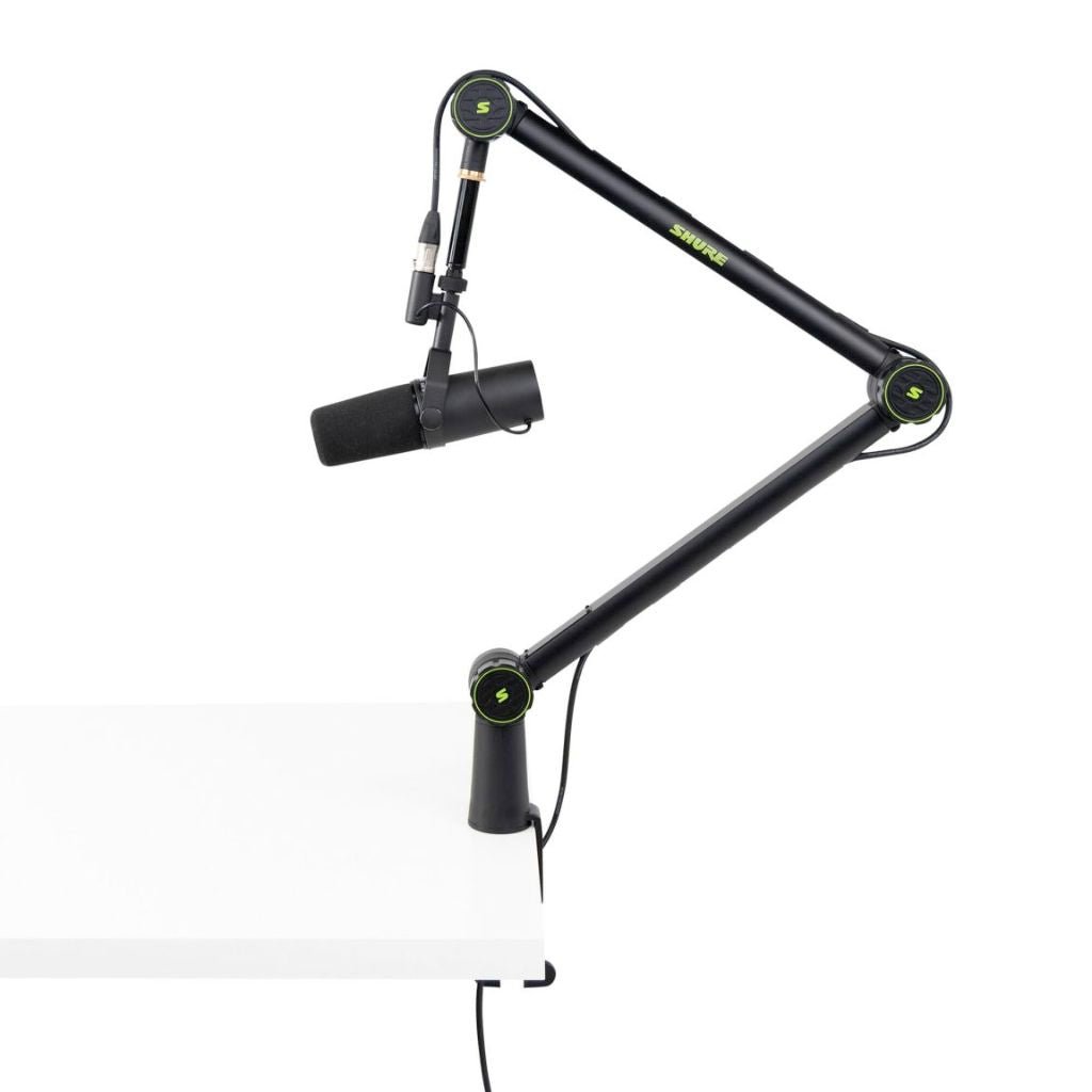Gator SH-BROADCAST1 Shure Deluxe Articulating Desktop Mic Boom Stand Microphone Stands & Accessories Sky Music