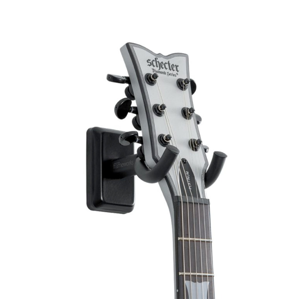 Gator - GFW-GTR-HNGRBLK Wall Mount Guitar Hanger - Black