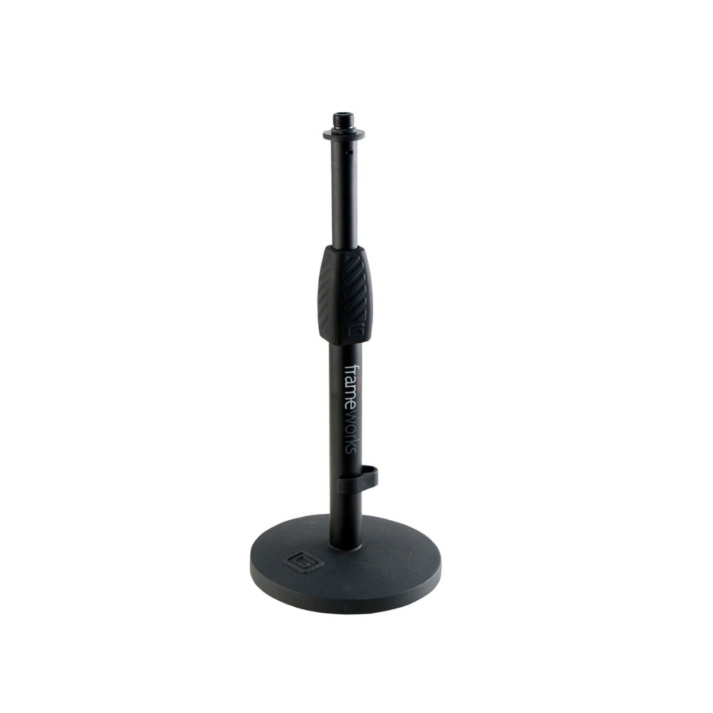 Gator GFW-MIC-0601 Desktop Mic Stand with Round Base and Twist Clutch