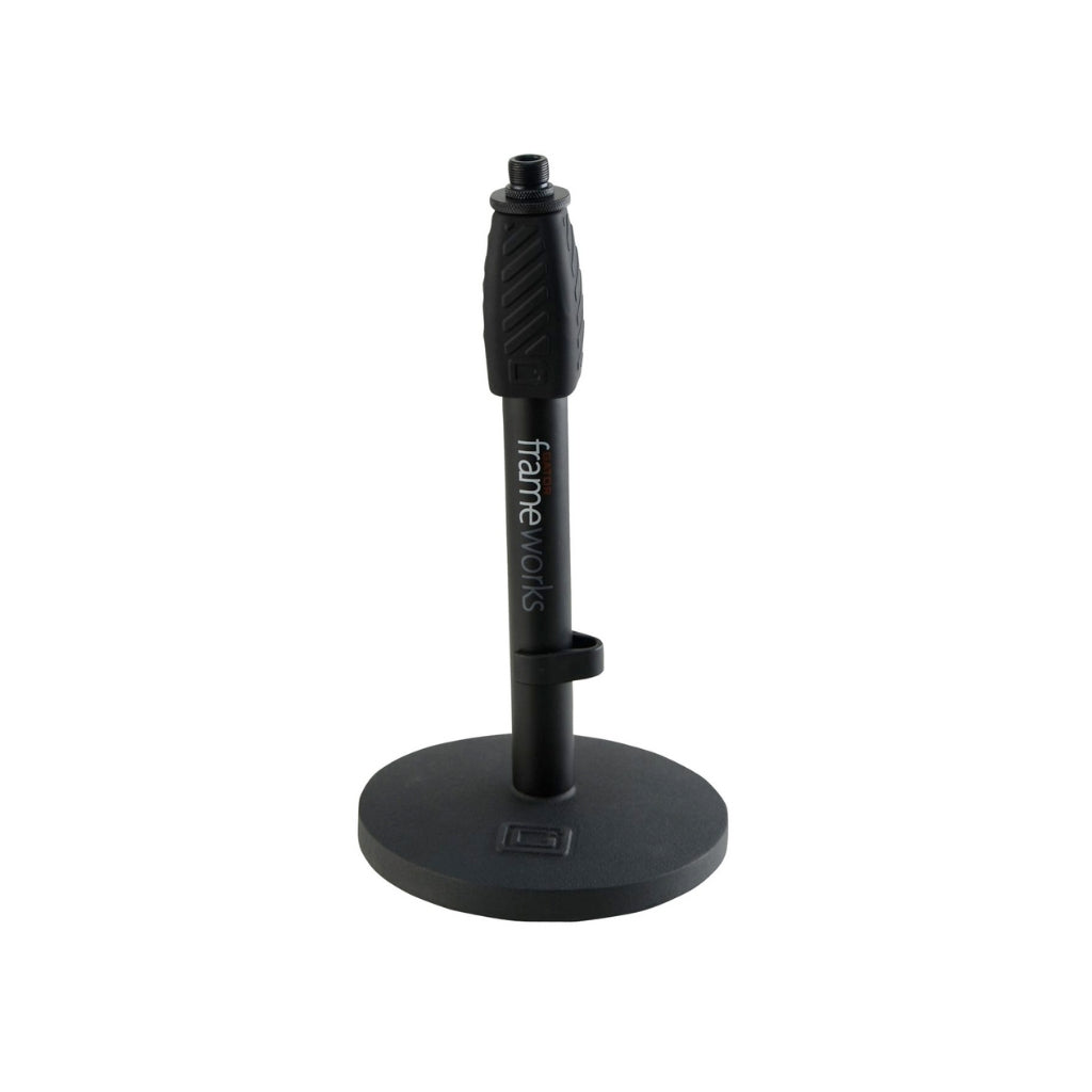 Gator GFW-MIC-0601 Desktop Mic Stand with Round Base and Twist Clutch
