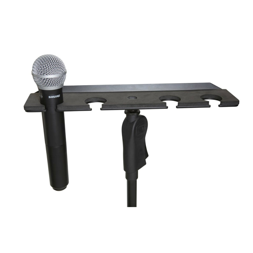 Gator GFW-MIC-4TRAY Multi Mic Holder Four 4 Mics