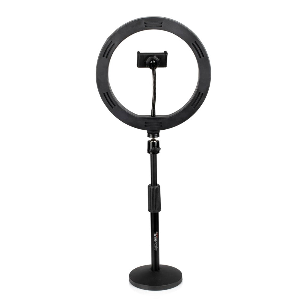 GATOR Ring Light Phone Holder Round Stand