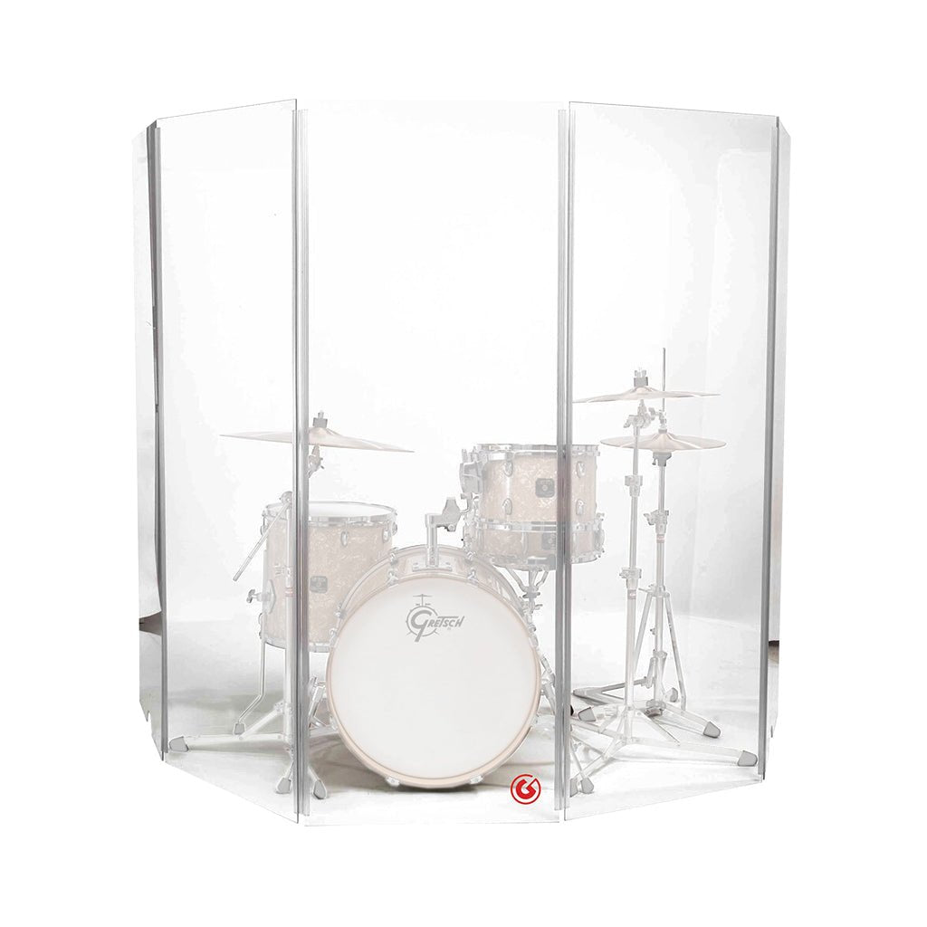 Gibraltar 5-Piece Acrylic Drum Sound Shield - 5.5ft x 10ft Drum Accessories Sky Music