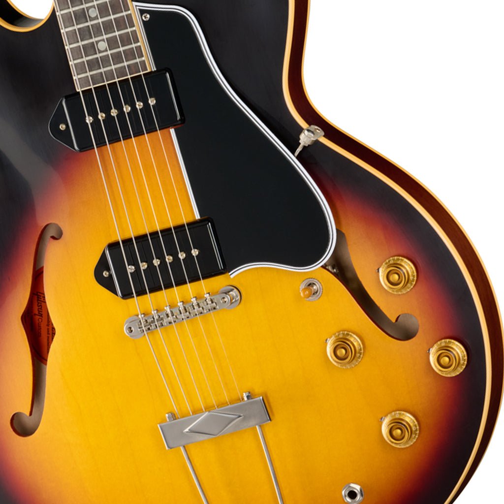 Gibson 1959 ES-330 Reissue Hollow Thinline Body Electric Guitar - Vintage Burst Electric Guitars Sky Music