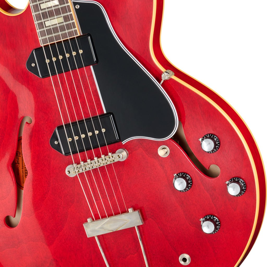 Gibson 1962 ES-330 Reissue Hollow Thinline Body Electric Guitar - 60s Cherry Electric Guitars Sky Music