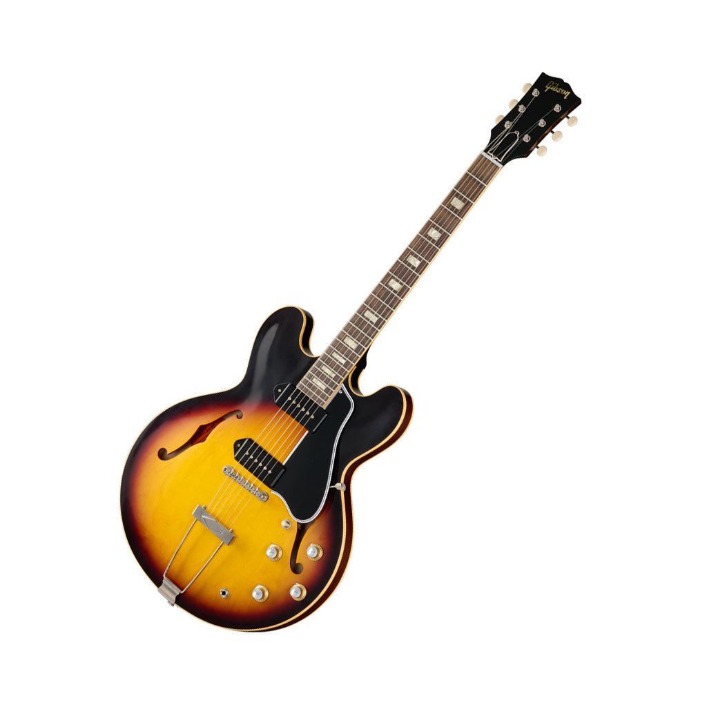 Gibson 1962 ES-330 Reissue Hollow Thinline Body Electric Guitar - Vintage Burst Electric Guitars Sky Music