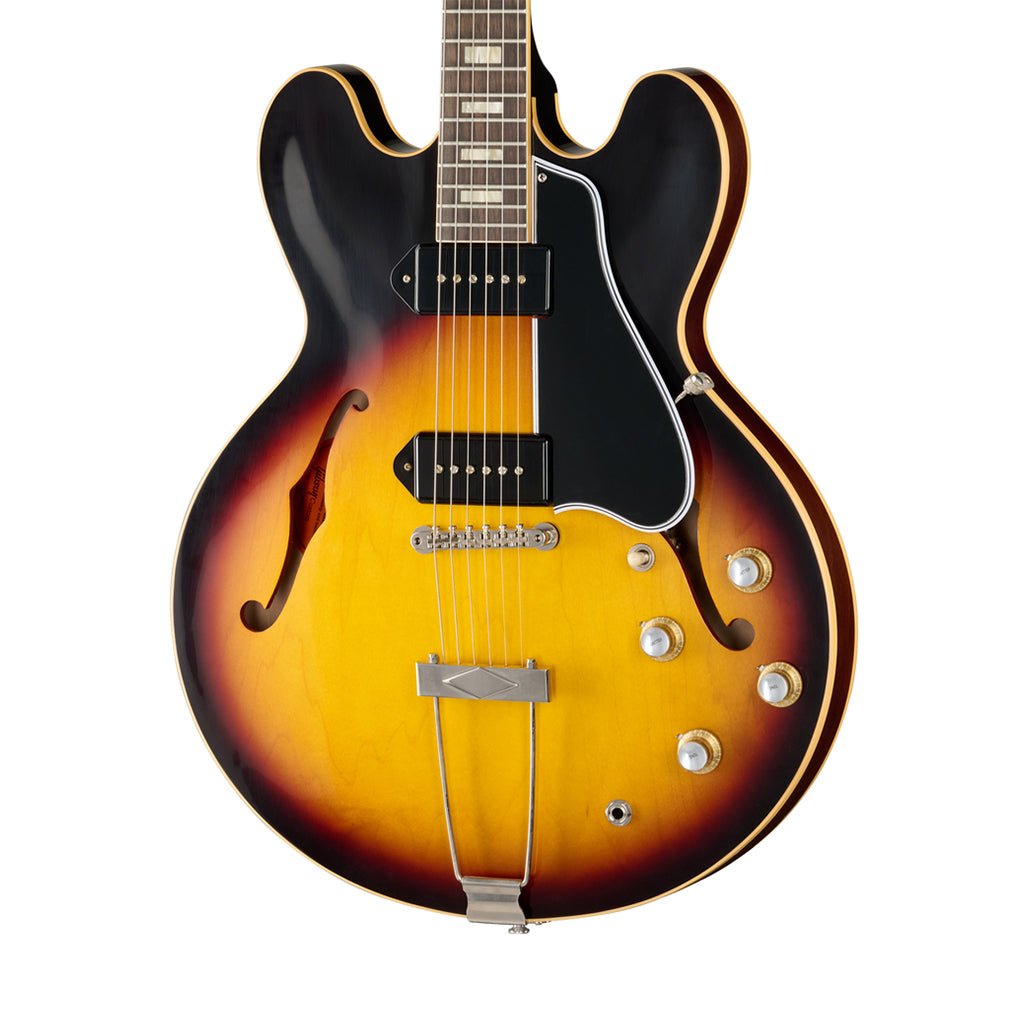 Gibson 1962 ES-330 Reissue Hollow Thinline Body Electric Guitar - Vintage Burst Electric Guitars Sky Music